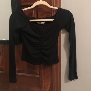 off the shoulder shirt